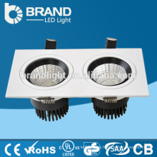 China Directamente de venta de aluminio de doble cabezal 20 vatios LED Downlight